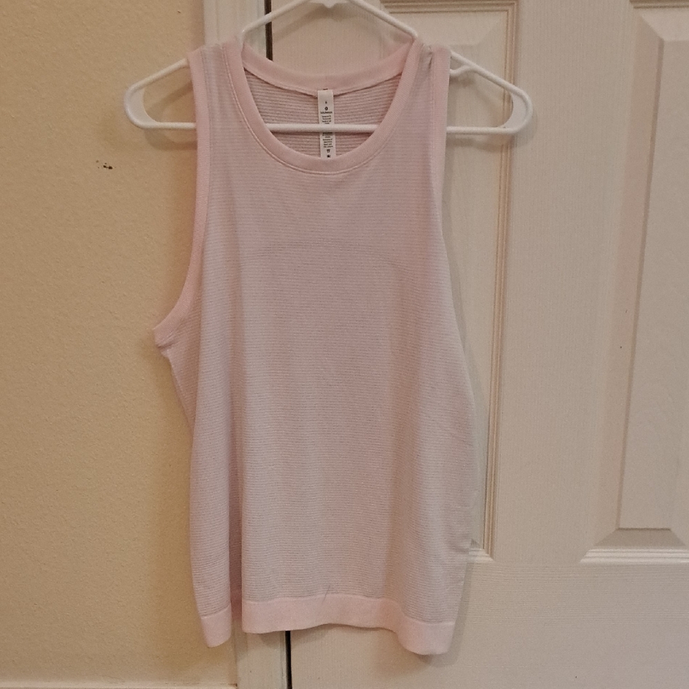 Lululemon Athletica Light Pink Tank Top
